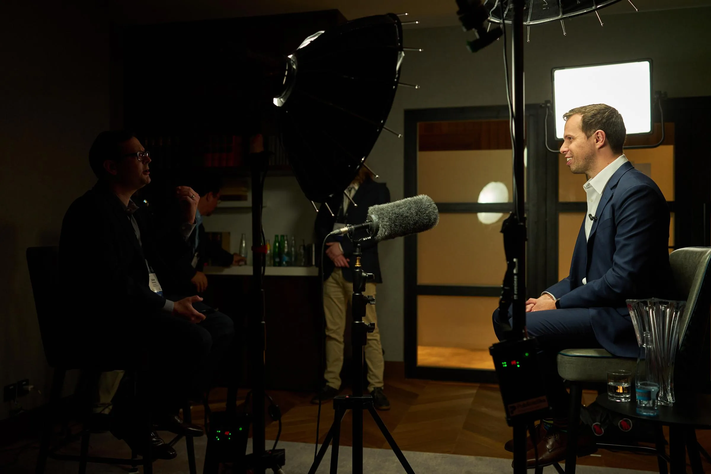 Adam Bartha in a broadcast interview
