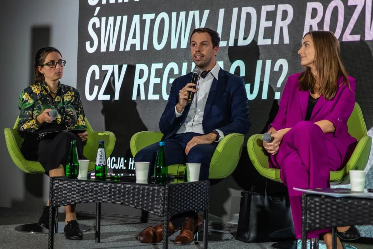 Panel discussion at the Freedom Games in Lodz